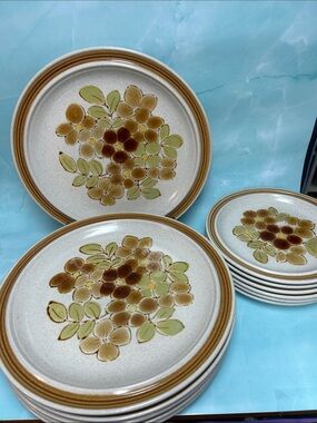 International China Kilncraft Mocha SY-6017 floral Dinnerware